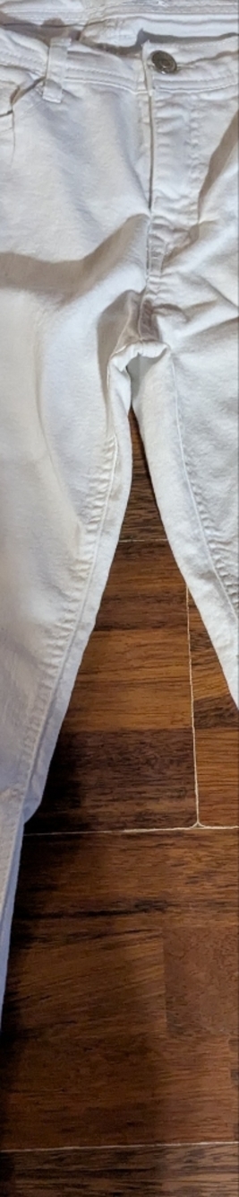 Angels White Convertible Jeans